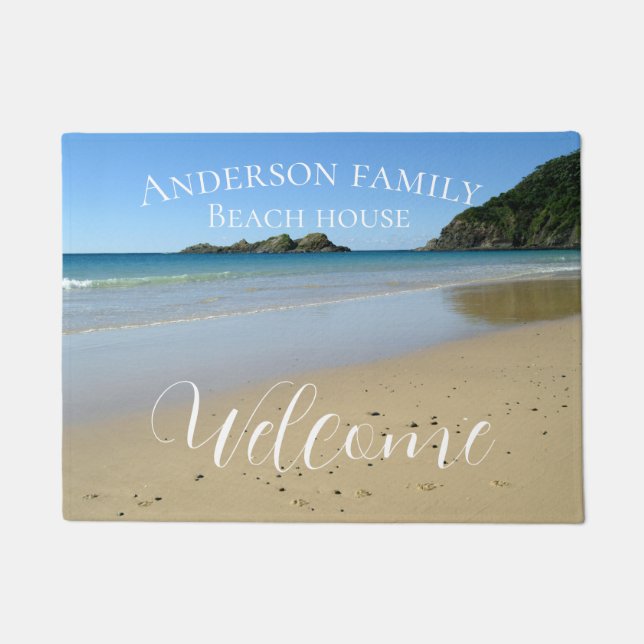 Personalised Shore Beach Door Mat (Front)