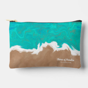 Personalised Shores of Paradise Small Accessory Pouch