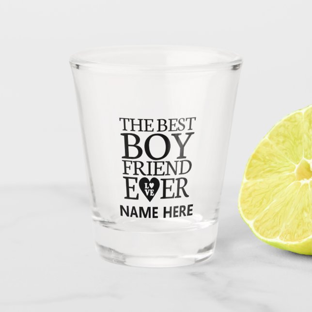 Personalised Shot Glass For Boyfriend (Front)