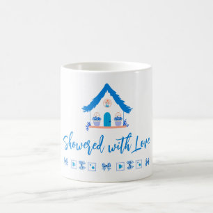 Personalised Showered with Love Baby Shower Coffee Mug