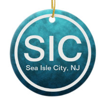 Personalised SIC Sea Isle City NJ Beach Christmas