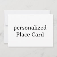 personalised Signature Matte 4.5" x 6.25"Flat Card
