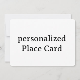 personalised Signature Matte Flat Card 5" x 7"