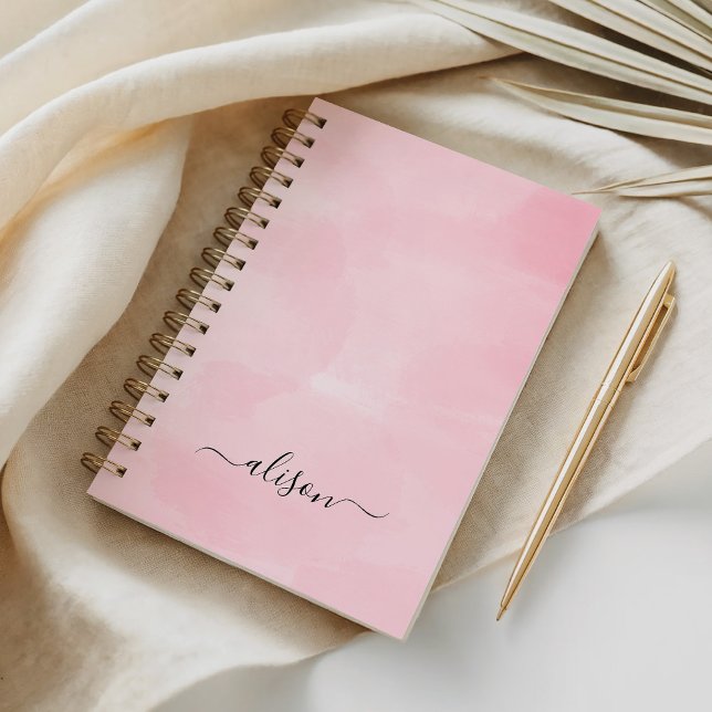 Personalised Signature Pink Watercolor Planner (Creator Uploaded)