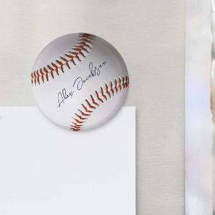 Personalised Signed Baseball Magnet