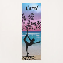 Personalised Silhouette Yoga Mat