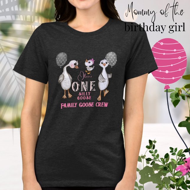 Personalised Silly Goose Parents' Shirt (Personalized Silly Goose Parents' Shirt)