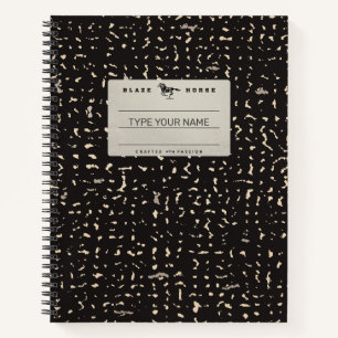 Personalised Silver Composition Notebook