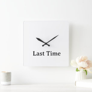 personalised simple 110.75" Acrylic Square Wall Clock