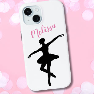 Personalised Simple Ballerina iPhone 15 Case