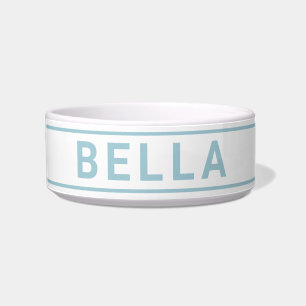 Personalised Simple Bold Name Template Pet Food Bowl