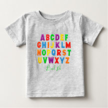 personalised simple early learning ABC