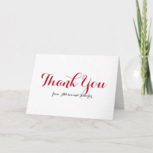 Personalised Simple Elegant Thank You