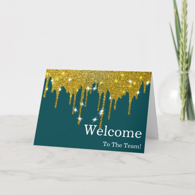 Personalised simple Elegant Welcome Card (Front)