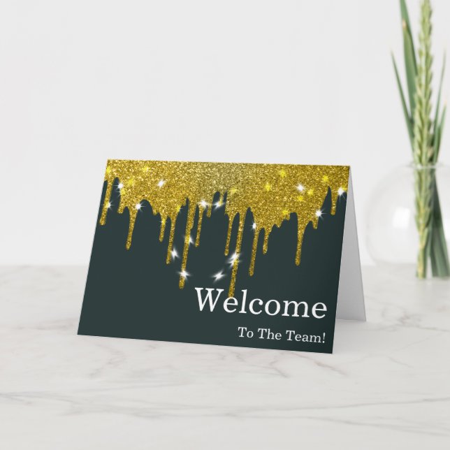 Personalised simple Elegant Welcome Card (Front)