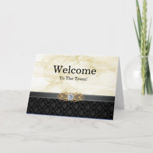 Personalised simple Elegant Welcome Card