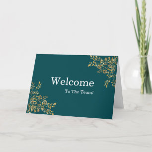 Personalised simple Elegant Welcome Card