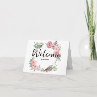Personalised simple Elegant Welcome to the team