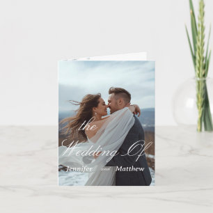 Personalised Simple Modern Wedding Invitation
