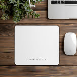 Personalised Simple Mouse Pad<br><div class="desc">This personalised simple mouse pad is perfect for... . The design features</div>