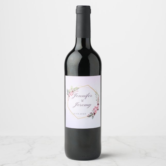 Personalised Simple Wine Label (Front)