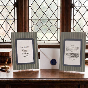 Personalised Sincere Apology Card