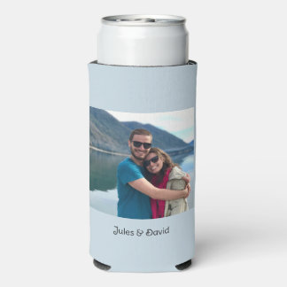 Personalised Single Photo Custom Seltzer Can Cooler