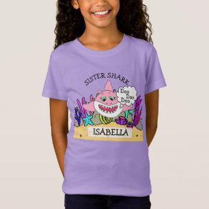 Personalised Sister Shark Baby's T-Shirt