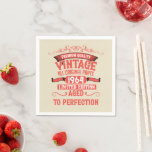 Personalised sixty vintage 60th birthday gifts napkin<br><div class="desc">Add a touch of originality with this limited edition, premium quality, and vintage-looking birthday graphic design featuring cool typography. It makes a great gift idea for men, women, husbands, wives, girlfriends, and boyfriends who will love this unique piece of art. The best funny and one-of-a-kind holiday gift for your birthday...</div>