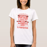 Personalised sixty vintage 60th birthday gifts T-Shirt<br><div class="desc">Add a touch of originality with this limited edition, premium quality, and vintage-looking birthday graphic design featuring cool typography. It makes a great gift idea for men, women, husbands, wives, girlfriends, and boyfriends who will love this unique piece of art. The best funny and one-of-a-kind holiday gift for your birthday...</div>