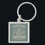 Personalised sixty vintage 60th birthday party key ring<br><div class="desc">Make your birthday special with this unique design. Add a touch of sophisticated elegance to your birthday celebration with our exquisite, one-of-a-kind designs. These graphics bring sophistication and originality to any product, creating a memorable and stylish gift. They are perfect for those who appreciate a touch of timeless glamour on...</div>