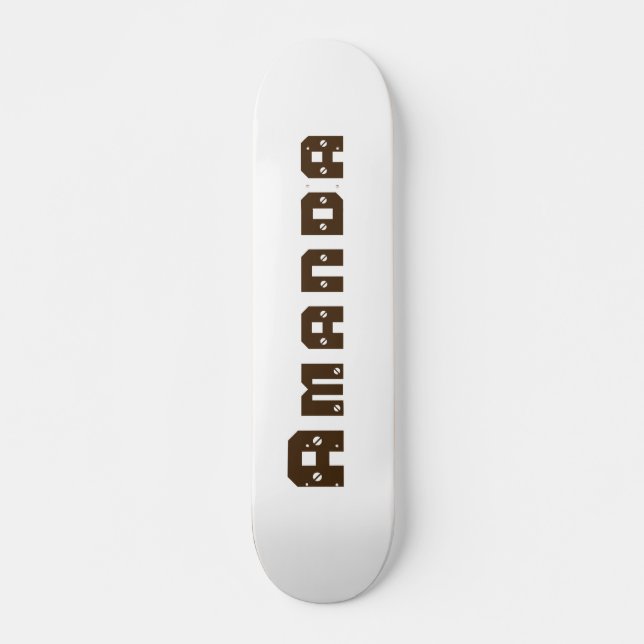 Personalised skateboard (Front)