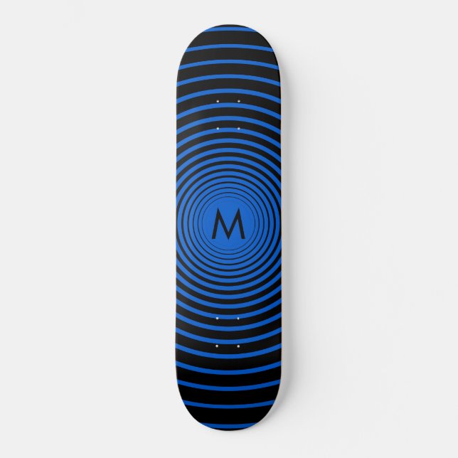 Personalised Skateboard Custom Letter and Colours (Front)