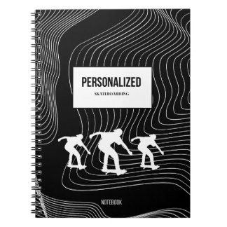Personalised Skateboarding Notebook