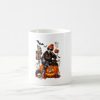 Personalised Skeleton Halloween Stay Spooky Coffee Mug