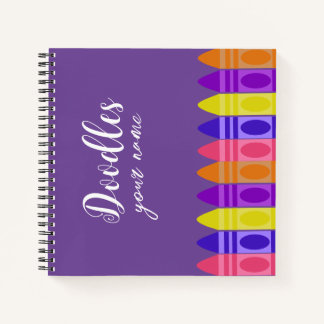 Personalised Sketch Book Doodles Notebook