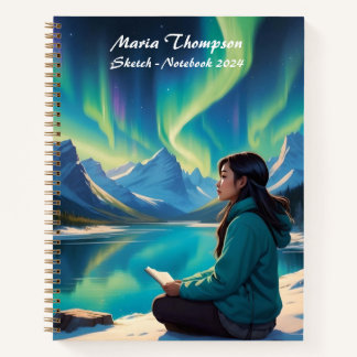 Personalised Sketch Travel Notebook Journal Diary