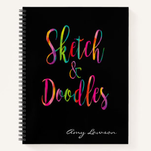 Personalised Sketchbook & Doodles Notebook