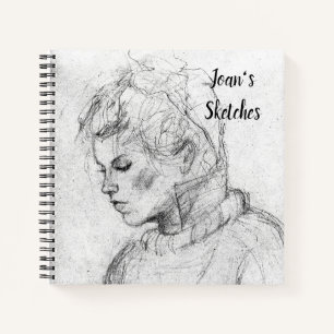 Personalised Sketchbook Spiral Notebook
