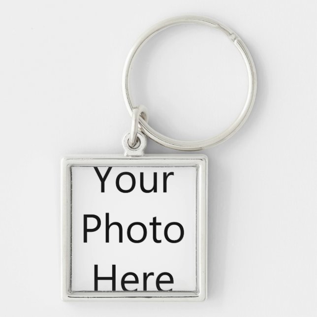 Personalised Small (3.5cm) Premium Square Keychain (Front)