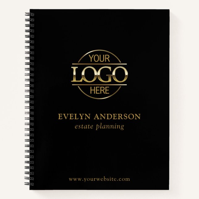 Personalised Small Businesses Corporate Office Notebook (Front)