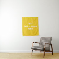 Personalised Small Mustard Tapestry Design
