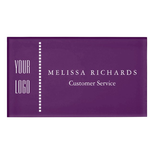 Personalised Small Name Badge (Front)