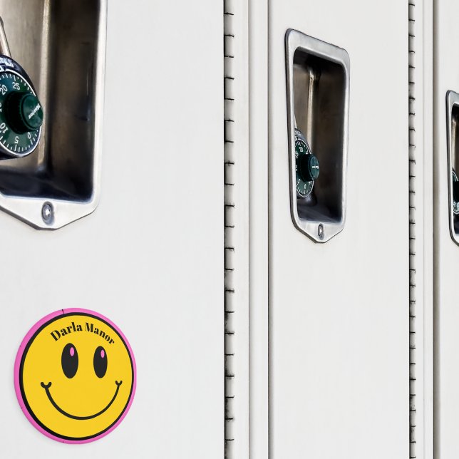 personalised smile face Magnet (In Situ (Locker))
