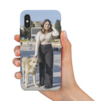 Personalised Smiling Girl with Pet Dog
