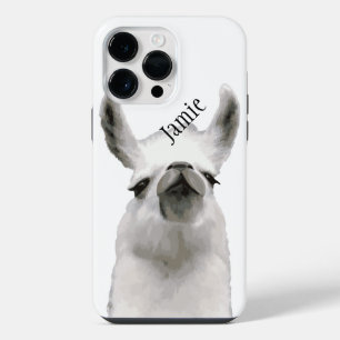 Personalised Snooty Snobby Llama iPhone 14 Pro Max Case