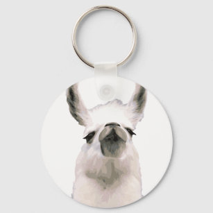 Personalised Snooty Snobby Llama Key Ring
