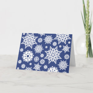 Personalised Snowflakes Notecards