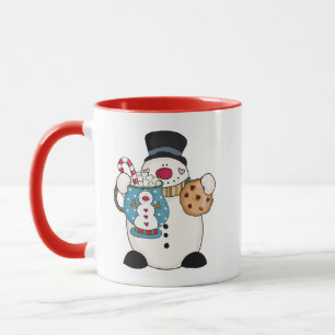 Personalised Snowman Mug