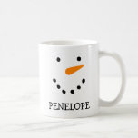 Personalised Snowman Mugs<br><div class="desc">Personalised Snowman Mugs for one and all. Cute hot chocolate mug for kids.</div>